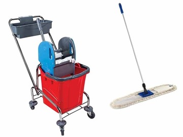 ZESTAW INTEGRAL wózek do sprzątania 25l + mop 60CM