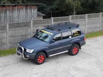 Bagażnik dachowy Toyota Land Cruiser J100 reling