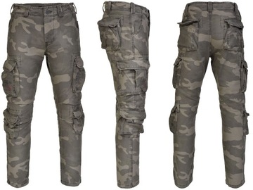 SPODNIE Slim SURPLUS AIRBORNE Slimmy BLACKCamo M