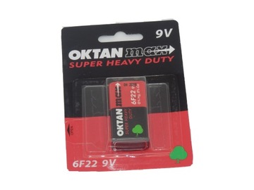 OKTAN MAX SUPER HEAVY DUTY BATERIA 6F22 9V KOSTKA