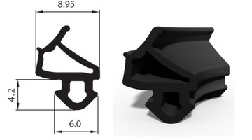 Уплотнитель для окон Уплотнители для окон VEKA S-1127