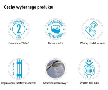 DEANTE Neo Joko Chrome Дождевой душ, 1 функция