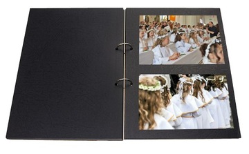 ДЕРЕВЯННЫЙ АЛЬБОМ С ГРАВИНОЙ ПЕРВОЕ СВЯТОЕ ПРИЧАСТИЕ