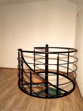 фото ориг. №7, Stairs curved spiral balustrady forged blacksmith