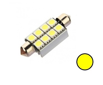 LED SV8.5 żółta 12V CANBUS 42mm C3W C5W C10W
