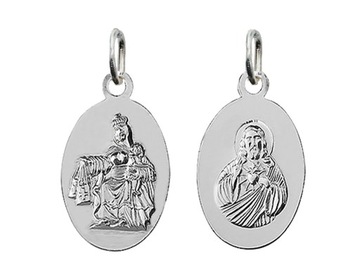 НАБОР СЕРЕБРЯНОЙ ЦЕПИ С МЕДАЛЬЮ SCAPE