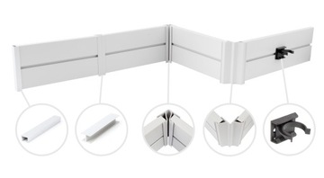 фото ориг. №2, Angle skirting board 150mm pvc black 1 piece.