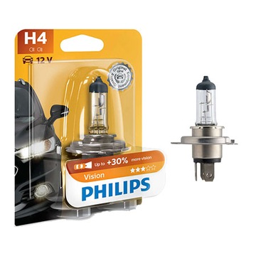 Philips Żarówka H4 Vision 60/55W +30% więcej