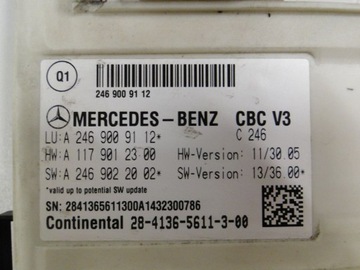 MERCEDES W246 W176 МОДУЛЬ В КОНСОЛИ A2469009112