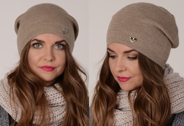 Польская шапочка с серебряной нитью цвета v2