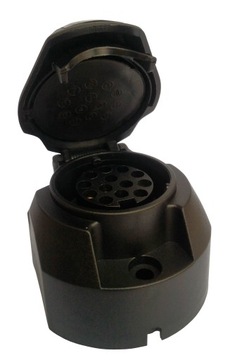 GNIAZDO 13 PIN 12V plastik NIEMCY wtyk 13pin NOWE!
