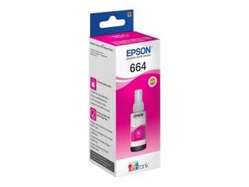 Oryginalny tusz EPSON 664 T664 Magenta