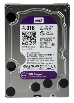 НАКОПИТЕЛЬ Western Digital 4 ТБ ФИОЛЕТОВЫЙ 4 ТБ 6 Гбит/с M89305