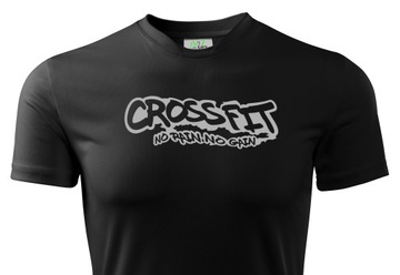 ODBLASKOWY T-SHIRT TERMICZNY CROSSFIT SIŁOWNIA HVR