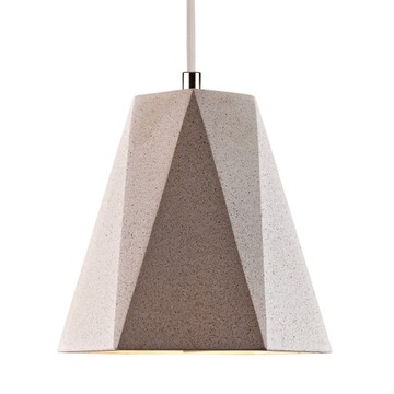 Nowoczesna LAMPA WISZĄCA betonowa LOFT Czarna +LED
