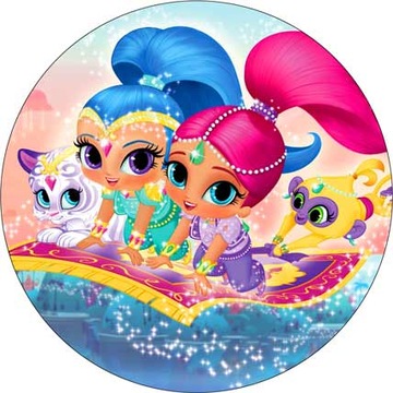 ВОЛНЫ для торта SHIMMER and SHINE, круг 20 см, толщина