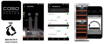 CASO DESIGN WineChef PRO 180 со встроенным Wi-Fi