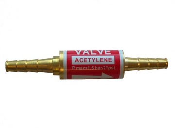 BEZPIECZNIK GAZOWY PODWÓJNY 2 KRÓĆCE ACETYLEN 8mm