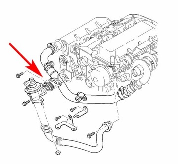 139 Прокладка EGR FORD 2.0 TDCi TDDi EGR задняя si