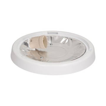 PLAFON LAMPA SUFITOWA OPRAWA OŚWIETLENIOWA NA ŻARÓWKĘ E27 KLOSZ SZKŁO IP44