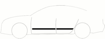 Skoda OCTAVIA I 1996 - 2010 новые боковые молдинги