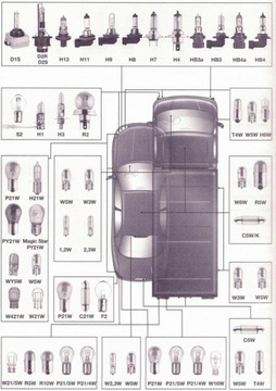 GE H7 SPORTLIGHT +50 НАБОР ЛАМПОК 2+2 W5W СИНИЙ