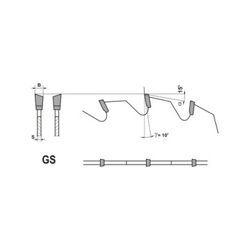 ПИЛА ГЛОБУС ТУМБИРУЮЩАЯ 160X30(20)X2.7/1.6/16z GS10