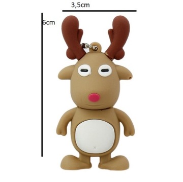 ФЛЕНДРАК 64 ГБ USB BEAR MOOSE STAR SANTA WYS24H