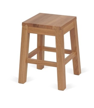 Taboret kuchenny LUNA L OAK twardy drewno DĘBOWE