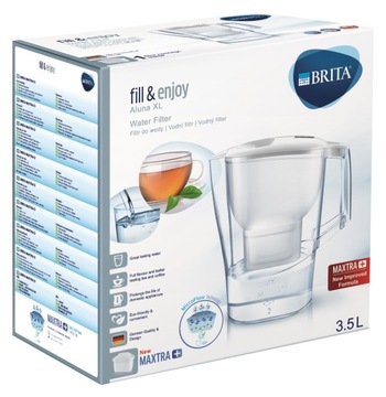 BRITA ALUNA XL КУВШИН 3,5 Л + 5 ВСТАВОК MAXTRA