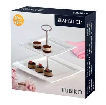 Подставка для торта Kubiko двухъярусная 25 x 25 см AMBITION