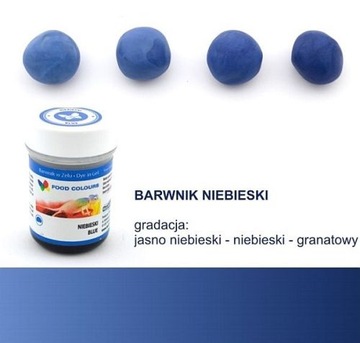 BARWNIK SPOŻYWCZY W ŻELU - 35g - NIEBIESKI