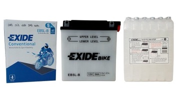 АККУМУЛЯТОР ДЛЯ МОТОЦИКЛА EXIDE BIKE EB5L-B/YB5L-B