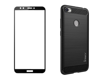 ETUI IPAKY BRUSHED+SZKŁO 5D DO XIAOMI REDMI 6A