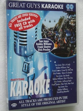 Great Guys Partytime Karaoke DVD +CD NOWA