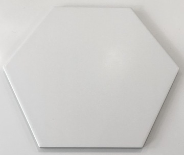 ШЕСТИГРАННАЯ МАТОВАЯ БЕЛАЯ ПЛИТКА 25x28 HIT