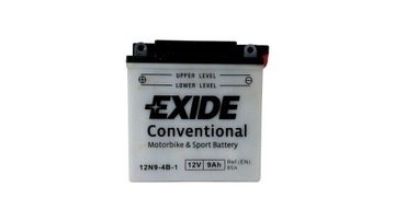 АККУМУЛЯТОР ДЛЯ МОТОЦИКЛА EXIDE BIKE 12N9-4B-1/YB9-B