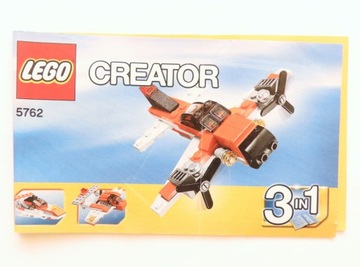 Lego Instrukcja - 5762 - Samolot Creator - 1szt