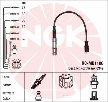 PŘÍVODY NGK RC-MB1106 6349