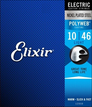 Elixir POLYWEB 10-46 struny do gitary elektrycznej