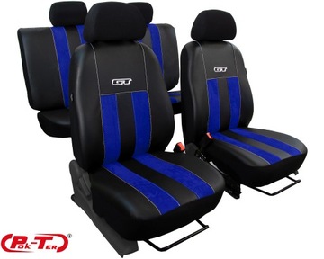 SKÓRZANE POKROWCE MIAROWE NA FOTELE FIAT 126P