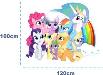 3D наклейки на стену My Little Pony Пони 120см