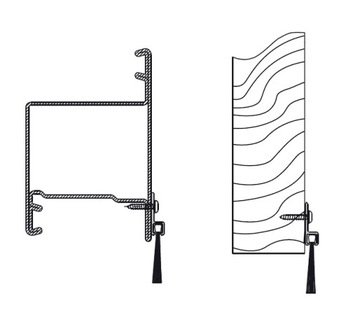 ЩЕТКА ДЛЯ УПЛОТНЕНИЯ ДВЕРЕЙ PROFIX H=46мм L=2м