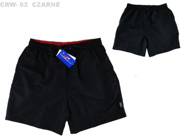 8XL - POLISH BLACK свободные пляжные шорты Плавки для бассейна 140-160см