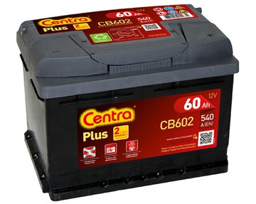 Akumulator Centra Plus 60Ah 540A CB602 Nowy Model