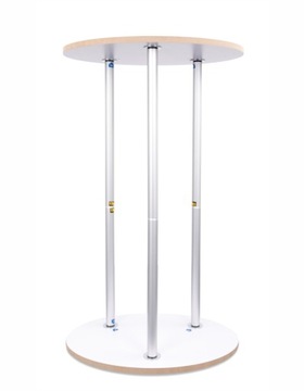 РЕКЛАМНАЯ СКАМЬЯ ОВАЛЬНАЯ СТОЙКА С ПРИНТОМ