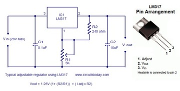 5 шт. LM 317 РЕГУЛИРУЕМЫЙ СТАБИЛИЗАТОР LM317 TO220