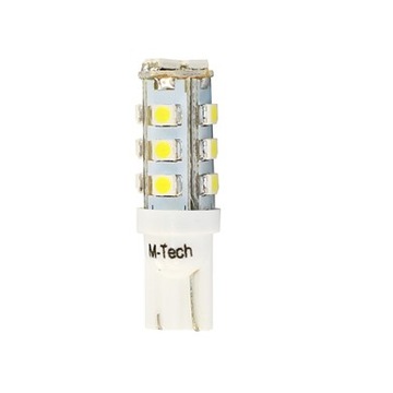 Żarówka LED dioda W5W 12V16xSMD3528 BIAŁA L077