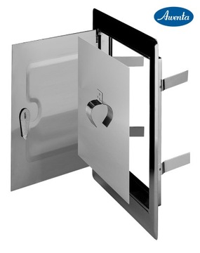 AWENTA ДВЕРЦА ДЛЯ ПРОМЫВКИ НЕРЖАВЕЮЩАЯ DMNW 15x25