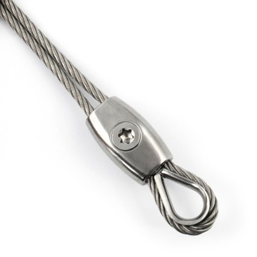 Zacisk linowy kubełkowy NIERDZEWNY INOX Kwasoodporny V4 2mm 5 szt.